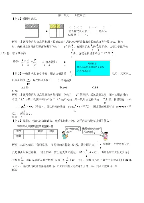 (人教版)六年级数学上册--奥数题.docx