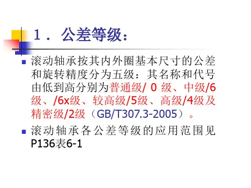 几何量公差与检测6.滚动轴承的公差与配合.