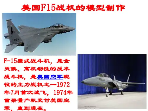 美国F15战斗机
