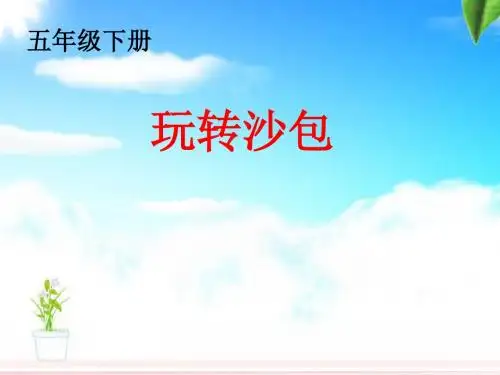 小学五年级下册综合实践活动《缝沙包》教学课件
