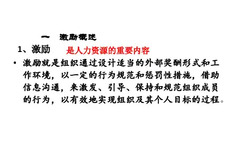 激励理论与应用