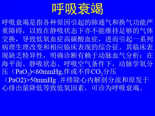 呼吸衰竭