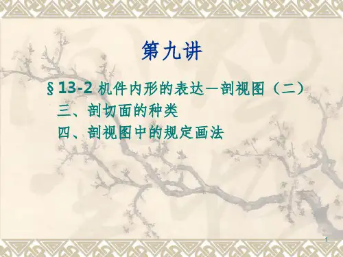 机械制图 剖切视图