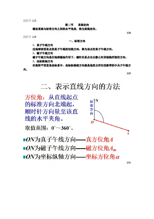 方位角与坐标