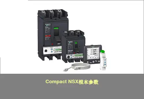 施耐德塑壳断路器NSX基本参数(共26张PPT)