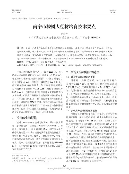 211105000_南宁市桉树大径材培育技术要点