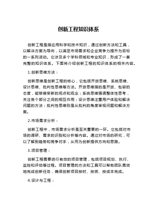 创新工程知识体系