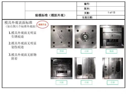 验模标准01