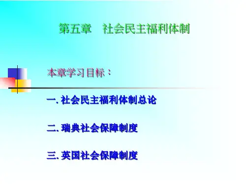 社会民主福利体制