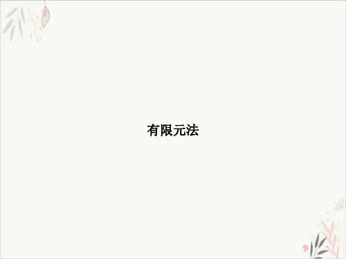 有限元法PPT.