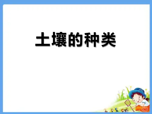 《土壤的种类》土壤 PPT实用课件