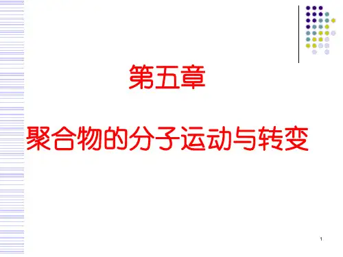 聚合物的分子运动与转变
