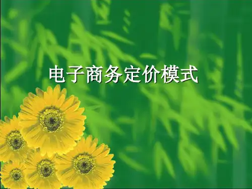 电子商务定价模式