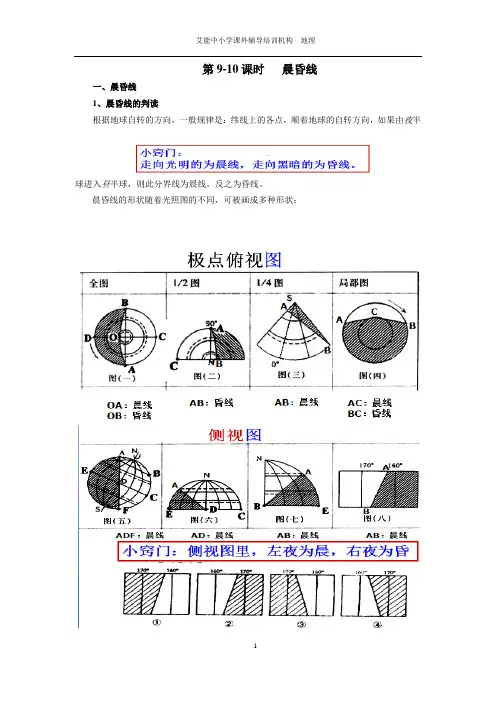 教案：晨昏线