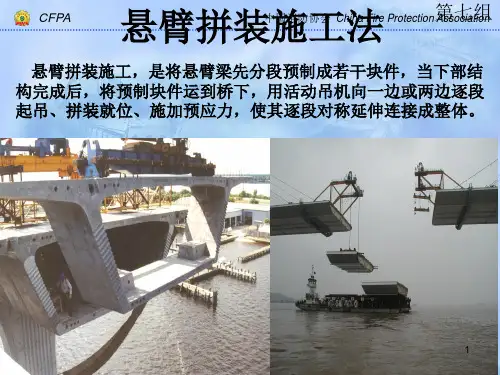 悬臂拼装施工法ppt课件
