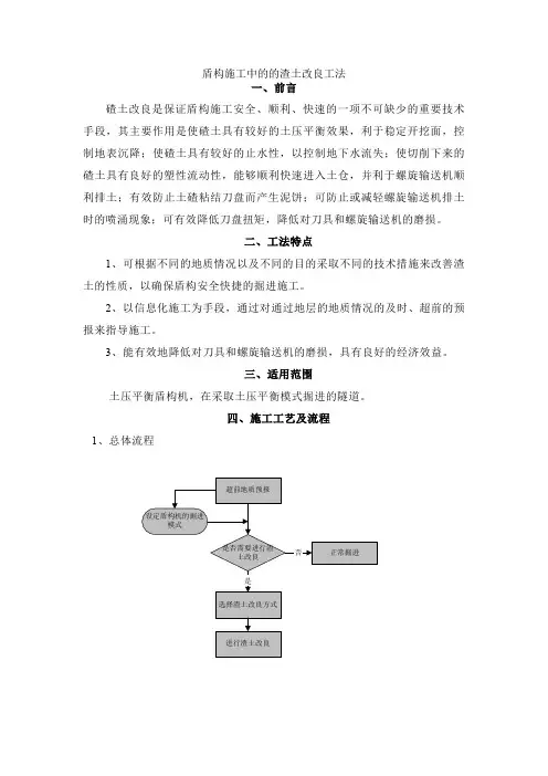渣土改良工法