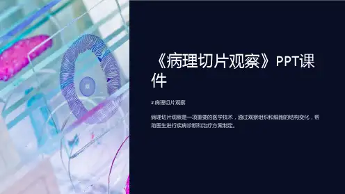 《病理切片观察》课件