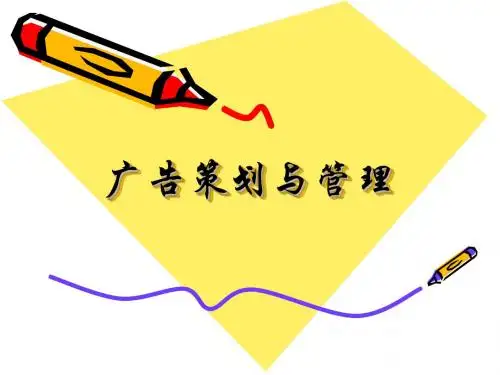 广告策划与管理