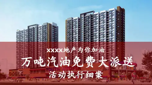 房地产活动方案 ppt课件