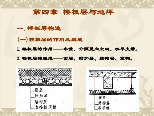 第四章  楼板层与地坪