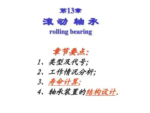 13-滚动轴承2005