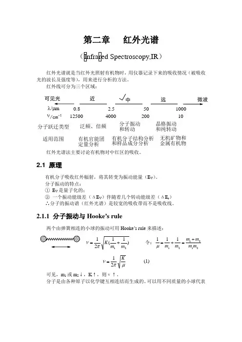 有机波谱结构解析(红外光谱)