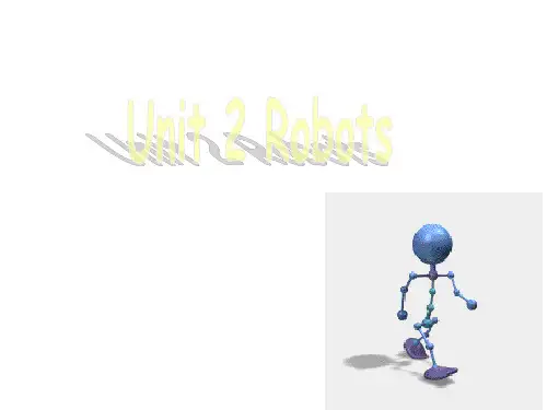高中英语 人教版 新课标 高二下 选修七  unit2  robots reading(共36张ppt)
