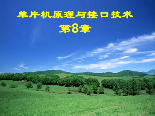 单片机原理与接口技术(第8章)