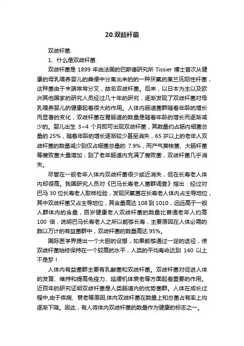 20.双歧杆菌