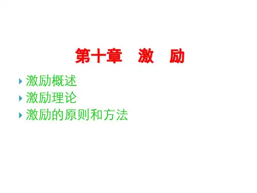 管理学原理10激励