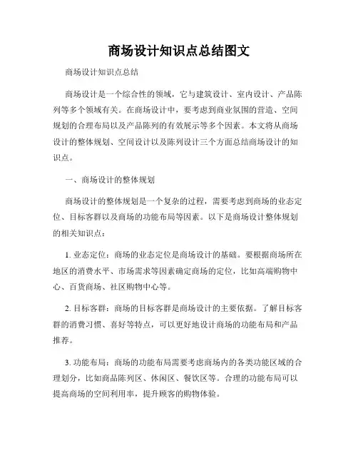 商场设计知识点总结图文