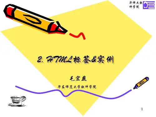 HTML表单实例.ppt