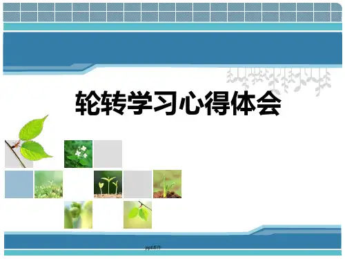护理轮转心得 ppt课件