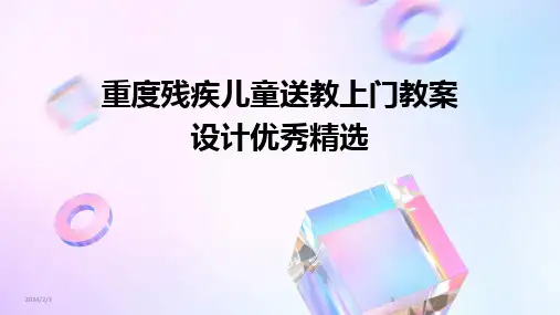 2024版年度重度残疾儿童送教上门教案设计优秀精选