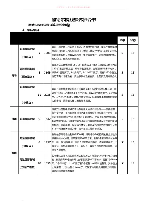 励德尔院线媒体推介书 (1)