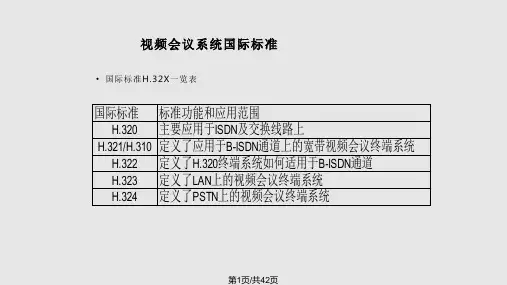 Avaya视频会议基础知识PPT课件