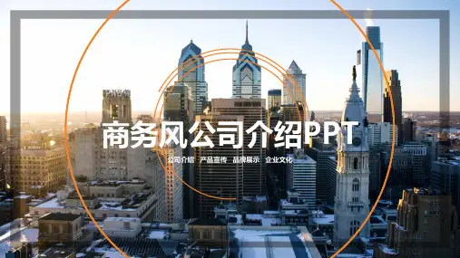 动漫公司介绍ppt专用