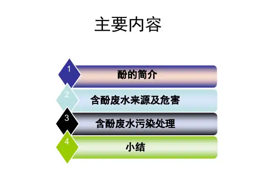 含酚废水的处理35页PPT
