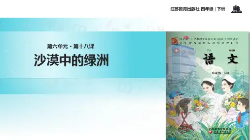 沙漠中的绿洲 PPT课件
