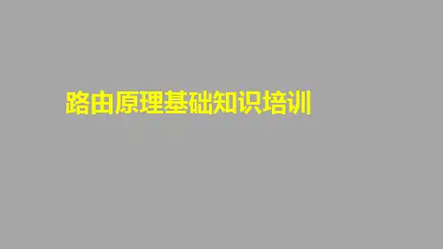 交换机网关-路由原理基础知识培训