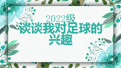 谈谈我对足球的兴趣_实用模板