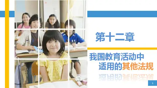 《教育政策法规》第十二章