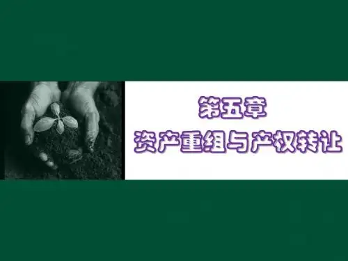 第五章资产重组与产权交易-PPT精选文档