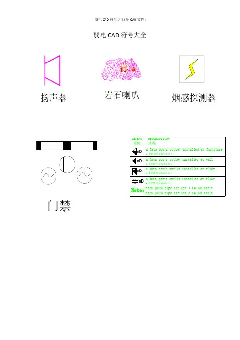 弱电CAD符号大全(是CAD文件)
