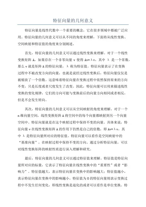 特征向量的几何意义