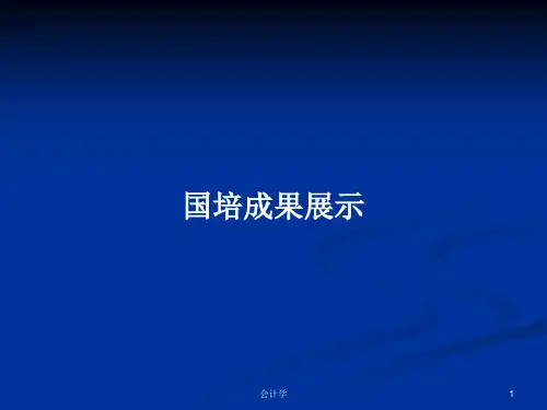 国培成果展示PPT学习教案