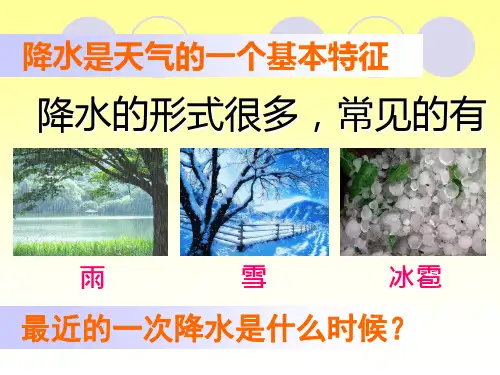 用雨量器测降水量时应注意