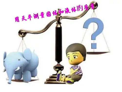 用天平测量固体和液体的质量
