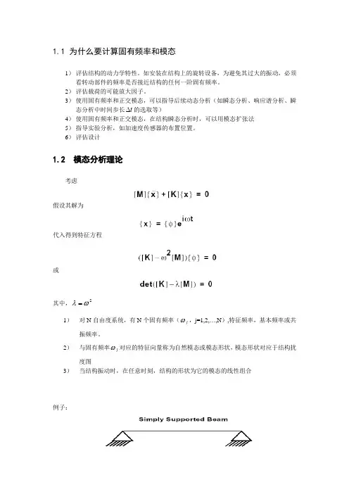 nastran模态分析