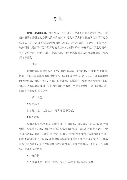 知识拓展—丹毒